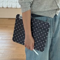 도트 컬러 라벨 [아이패드 케이스]