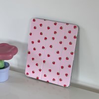 미니 스트로베리 패턴 [아이패드 케이스]