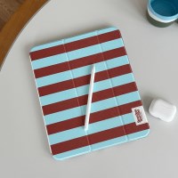 컬러링 스트라이프 라벨 [아이패드 케이스]