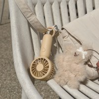 부이 컬러 BLDC 저소음 미니 핸디팬 휴대용 키링 선풍기