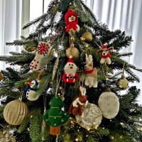 위시 투게더 크리스마스 트리 오너먼트 8type 홈파티 눈사람 루돌프