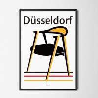 뒤셀도르프 M 인테리어 디자인 포스터 유럽 독일 북유럽