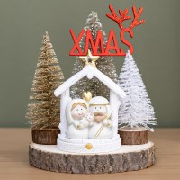 크리스마스 장식 센터피스 빛으로 오신 예수님 17cm (DIY)