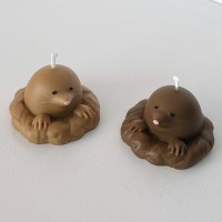 빼꼼 두더지 캔들 인테리어소품 오브제 향초