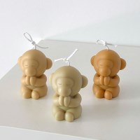 나마숭떼 요가하는 원숭이 캔들 오브제 향초