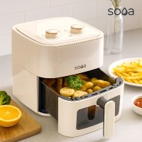 [Sooa] 수아 요리과정이 한눈에 보이는 5L 대용량 에어프라이어 SN-M