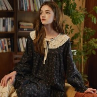 그로우 긴팔 원피스 블랙 (30수)