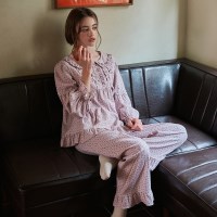 베르샤 긴팔 투피스 라벤더 (21수)