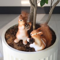 다람쥐 인형 장식 2type