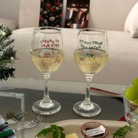 젠틀 갱스터 캣 와인잔 4type 크리스마스 홈파티