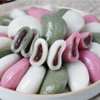 우리쌀 팥앙금 바람떡 1kg [FD]