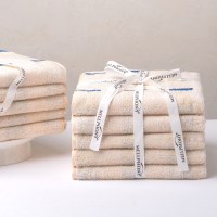 멜포니 뱀부타올 200g 올터네이트 화이트 5장 묶음 16종 수건