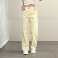 여자 가을 면팬츠 데일리룩 스판 바지