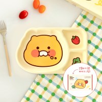 춘식이 3칸 나눔 접시