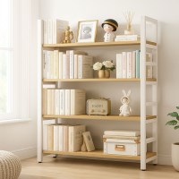 리버책장 4단 500 철제 책꽂이 인테리어