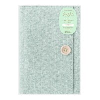 [Yuru Log] Notebook 전용 커버 - Cloth Light Blue