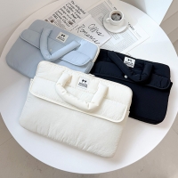 푹신 손잡이 리본 방수 태블릿 노트북 맥북 파우치 11/13/15인치