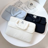 푹신 손잡이 리본 방수 태블릿 노트북 맥북 파우치 11/13/15인치