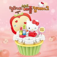 산리오캐릭터즈 블록 헬로키티 컵케이크