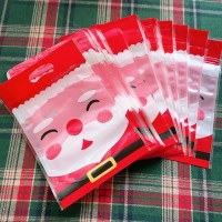 크리스마스 선물 지퍼백 손잡이형 구디백 파티용품