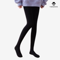 여성 겨울 기모 방한 레깅스 블랙(P0000UAW/1+1)