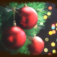 레드 무광볼 6p 세트(8cm) 트리 장식볼 8cm 오너먼트 용품 츄리 크리