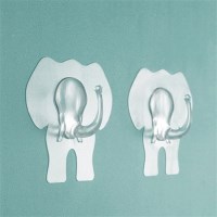 무타공 투명후크 다용도 후크걸이