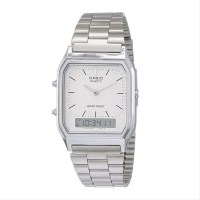 카시오 메탈 시계 공용 전자 빈티지 AQ-230A-7D