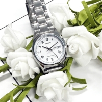 카시오 여성 메탈 손목 시계 LTP-V006D-7B