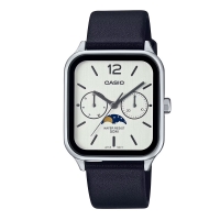 카시오 가죽 시계 카플워치 문페이즈 MTP-M305L-7A