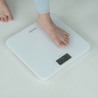[윈세프] 건전지 필요없는 무전원 디지털 체중계 B2618