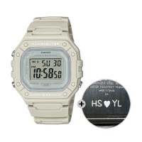 (무료각인) 카시오 전자 시계 공용 커플 W-218HC-8A