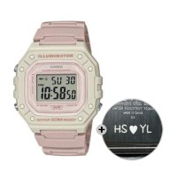 (무료각인) 카시오 전자 시계 공용 커플 W-218HC-4A2