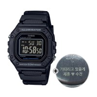 (무료각인) 카시오 군인 시계 군대 전자 W-218H-1B