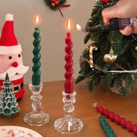 트월킹 크리스마스초 레드 테이퍼캔들 연말선물 장식용 양초