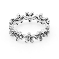 판도라 반지 데이지 플라워 실버 190934CZ