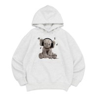 [후드티 뮤직라이프]오버핏 가을 겨울 홈웨어 잠옷 커플티 생일 웃긴