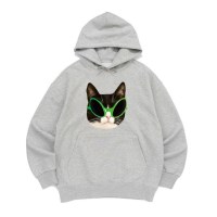 [후드티 왹져고양이]오버핏 가을 겨울 홈웨어 잠옷 커플티 생일 웃긴