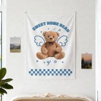 스위트홈베어(SWEET HOME BEAR) 패브릭포스터-폴리