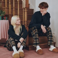 댑 윈터브리즈 밍크스판 잠옷바지 공용_GPJ19804