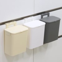사각 걸이형 휴지통 7L 싱크대걸이 주방 음식물쓰레기통