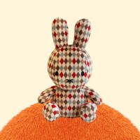 미피_레드빈체크 인형