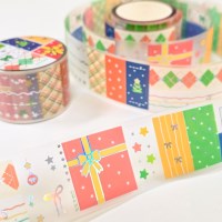 [또또프렌즈] 리본타일 크리스마스 키스컷 (홀로그램박)