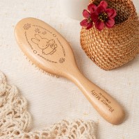 Flower Miffy 미피 헤어 브러쉬 초콜릿 코스모스