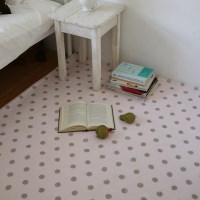 거실카페트 모래나 도트 디자인 극세사 대형 거실 러그