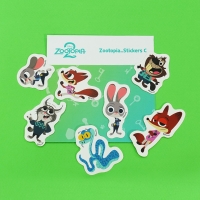 주토피아_리무버블 스티커팩