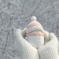 부이 눈사람 손난로 보조배터리 5000mAh 휴대용 충전식 손난로 핫팩