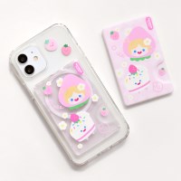 MAGNETIC CARD CASE - STRAWBERRY 2type