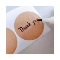 루미나D 스티커 원형 크라프트 봉인 실링 38mm 500pcs 1롤