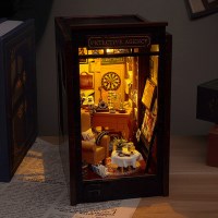 DIY 북눅 책꽂이 미니어처 탐정 일기